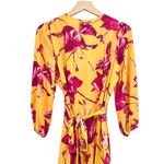 Color Me Courtney Eleanor Wrap Dress in Yellow Orchid bloom Size M Size M Photo 5