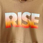 Zyia  Brown RISE Hoodie Size Large Photo 3