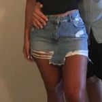 Jean Mini Skirt Size 6 Photo 0