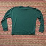 Rae Dunn  DARK GREEN HOLIDAY BELIEVE STRETCH LONG SLEEVE Photo 3