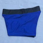 Varsity Spirit Blue W/ Black Waist Band Cheer Shorts Practice Wear Photo 1