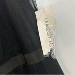 Maggy London NWT Black Mesh Illusion Sleeveless Dress Size 14 Photo 7