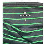 Athleta Chaturanga Blue & Green Stripe Cropped Fit Crop Leggings Size Small Photo 5