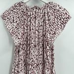 Rails  Juni Midi Dress Pink Static Leopard Size Medium Tie Waist Girly Feminine Photo 6