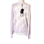 NWT Repeat cashmere silver edition tie dye side knot lilac organic sweater sz L Size L Photo 1