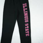 Jansport Illinois State University Redbirds Sweatpants Womens Small Black Pink Joggers Photo 2