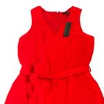 Banana Republic Banana‎ Republic Red Sleeveless Wide Leg Jumpsuit Size 4 with Belt NWT Photo 2