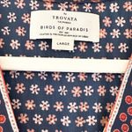 Trovata Birds of Paradis Tier Prairie Bohemian Silk Blend Dress Size Large Photo 2