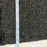 Sanctuary  Black/Silver Knit V-Neck Sweater Womens Size S Metallic V-Neck Stretch Photo 8