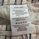 Anthropologie Pilcro & the Letterpress white, blue & brown striped High-Rise Bootcut jeans 26 Photo 7