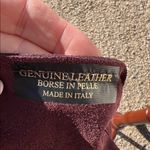 Cheval Firenze | Wine Italian Leather Hobo Bag w/ Matching Wallet & Scarf 🍂🍁 Red Photo 8