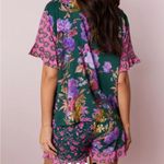 Nasty Gal Floral Mix Print Ruffle Pajama Shorts Set Photo 3