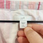 J. Jill Maxi Dress Women Sz Lg Petite Tiered Striped Beach Feminine Boho Cottage Pink Photo 4