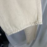 EXPRESS  Womens Jeans Size 10R Beige Distressed Denim High Rise Mom‎ Jeans Photo 8