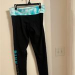 Vintage PINK vs Yoga pants full length leggings size L blue tie dye detail Size L Photo 5