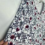 kim rogers Curvy Floral V-neck Short Sleeve Blouse 2X Photo 1