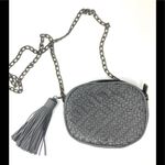 Anthropologie Grey Woven Purse Photo 1