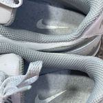 Nike Women's Sneaker Trainers White Silver Lace-Up Size 7.5 (READ) Photo 9