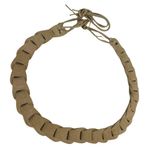 Women’s Western Cowgirl Boho Link Suede Leather Belt in Tan Photo 5