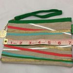 Arbonne Multicolor Wristlet Clutch Pouch Green Photo 2