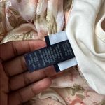 Daytrip  Floral Chiffon Swiss Dot Top SIZE M Photo 4