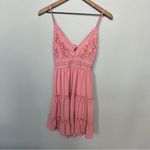 Ecowish ‎ Womens V-Neck Spaghetti Strap Bowknot Backless Sleeveless Lace Mini Photo 3