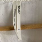 Anthropologie  Georgina Tiered Shirtdress White Sz Small Photo 6