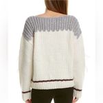 Current/Elliott  Rosemary Wool & Alpaca-blend Fringe Aztec Print Sweater 0 XS Photo 1