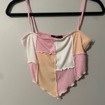 Hazel Boutique NWT  color block cropped tank Photo 1