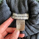 the great american sweater Dark Gray Top Long Sleeve Ribbed Casual Comfy Photo 2