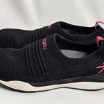 Kuru Stride Knit Slip On Shoes Sneakers Lightweight Black Pink Womens Size 7 Photo 0