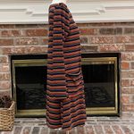 My Sassy Heart Orange and black striped midi dress with pockets / S / Excellent condition Photo 4