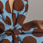 Anthropologie Farm Rio Short-Sleeve Bow-Front Mini Dress Photo 3