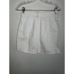 Madewell  - NWT Denim High-Waist Straight Mini Skirt in Tile White Sz 24 Photo 7