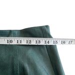 Byron Lars Beauty Mark Hunter Green Faux Suede Pencil Skirt Women’s Size 6 Photo 4
