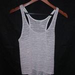 Kimchi Blue  XS Woven Mesh Tank Top in Gray Photo 0