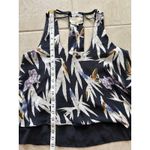 Nicole Miller Nicole Miller Artelier Tank Womens Medium Black Floral Silk Career Event Party Photo 7