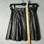 Kendall + Kylie Skirt Womens S Black Pleated Mini Circle Skater Skirt NEW Photo 3