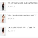 Edikted Side Drawstring Mini Dress Photo 1