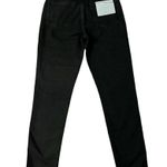 Free People  Boyish Billy Jeans La Strada 24 Rigid High Rise Skinny Black NEW Photo 9
