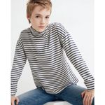 Madewell Rivet & Thread Striped Boxy LA Crop Quality Turtleneck Made In USA -L Photo 6