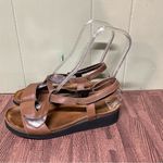 NAOT‎ Caroline Cork Leaf Leather Sandal, EU 42 11 11.5 Brown Photo 2