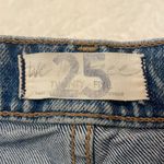 We The Free - Destroyed Distressed Straight-Leg LightWash Raw Hem Jeans- Size 25 Photo 2