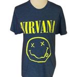 Nirvana Vtg Y2K Happy Face Graphic T shirt Photo 0