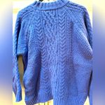 Women’s thick and warm bright blue sweater
size 4 Photo 2