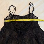 Only Hearts Vintage  NYC Helena Stuart Sheer Black Lace Negligee Lingerie Medium Photo 9