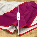 Nike  Dri Fit Women’s SZ‎ S White/Hot Pink Twisted Tempo Shorts Photo 8
