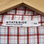 Stateside  BUTTON DOWN PLAID DRESS  size medium Photo 4