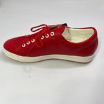 Duca Del Cosma Leather Sneakers Polka Dot Casual Shoes Red White Size Size 10 Photo 4