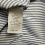 J.Jill Striped Tunic Top Long Sleeve Layering Blue White Size M Minimalist Size M Photo 2